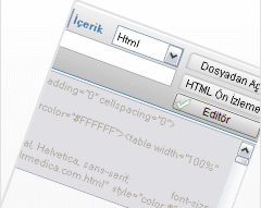HTML Mail Ön İzleme